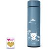 Nuvita Borraccia Termica 500ml con termometro LED 4455 col. Powder Blue - Nuvita
