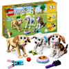 Lego Adorabili cagnolini set 3 in 1 con bassotto carlino barboncino + altri animali da costruire - lego creator