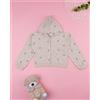 Prénatal Felpa bimba beige fiocchi allover