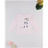 Prénatal T-shirt bimba rosa stampata