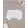 Prénatal Cardigan bimba bianco cuori traforati