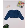 Prénatal Cardigan bimba blu traforato