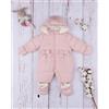 Prénatal Tuta neve bimba nylon rosa