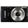 Canon IXUS 185 Fotocamera Digitale Compatta, 20 MP, 1/2.3, CCD, 5152 x 3864 Pixel, Nero [Versione EU]