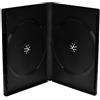 MediaRange BOX12 Custodia Doppia a 2 Posti per CD o DVD, Colore: Nero (50 pezzi)