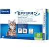 VIRBAC Effipro 50 Mg Spot-On - 4 Pipette Antiparassitarie Per Gatto