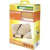 Windhager Vela Parasole per tendicorda, Protezione Solare, pergola o Giardino d'inverno, 420 x 140 cm, Beige, 10878