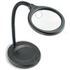 Carson DeskBrite, 2x lampada da scrivania con lente d'ingrandimento asferica da 4 pollici, 300 LED COB accesi (LM-30)