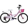 MANDELLI MTB 20' BIMBA KELLY PRINCESS 6V Bici Bambino 20''