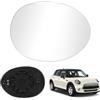 JinsenTGG Vetro a Specchio sostituzione per Mini Cooper F55 F56 F57 F60 2013-2020, Specchio Esterno Regolabile Adatto, Lente Retromarcia (Giusto)