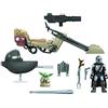 Star Wars Hasbro Mandalorian Child Battle for The Bounty (Action Figures e Veicolo da 6 cm, Expedition Class, Serie Mission Fleet), E9680