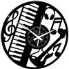 Instant Karma Clocks | Orologio da Parete con Chitarra Tastiera e Note Musicali | Design per Musicisti e Appassionati di Musica | Decorazione Artistica Moderna con Stile Unico
