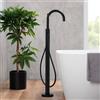 Fortis Brera rubinetto vasca autoportante, per corpo incasso, 78136MB, Brera nero opaco [Rubinetteria Bagno > Rubinetteria Vasca]