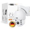 INSTAR IN-9420 2K+ Bianco - LAN/PoE/WiFi telecamera di sorveglianza con IA (AI) - Telecamera IP - PIR - PTZ controllabile - Uso per interni ed esterni - HomeKit HKSV - MQTT