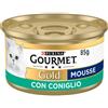 Gourmet Purina Gourmet Gold Mousse Umido Gatto 85 gr - Coniglio - Confezione da 24 pezzi - Cibo umido per gatti - 1° ORDINE? scegli lo sconto BZR5 / BZR20 + 200 punti fedeltà