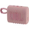 JBL GO 3 CASSA ALTOPARLANTE SPEAKER BLUETOOTH PORTATILE WIRELESS WATERPROOF IPX67 ROSA