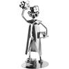BRUBAKER Vite Uomo Graduation Laurea Master - Fatto a Mano in Ferro Figura Uomo Metallo Esame - Metallo Figura Idea Regalo per Gli Studenti
