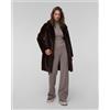 Stand Studio Cappotto Marrone In Pelliccia Da Donna Stand Studio Camille Cocoon Coat