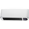 Velamp Termoventilatore murale ceramico 2000W. Con telecomando. Bianco