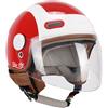 CGM Casco Jet CGM 191G PIX Rosso Bianco
