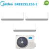 CLIMATIZZATORE TRIAL 9+9+12 MIDEA DC INVERTER BREEZELESS E CON M3OA-27HFN8-Q R-32 WI-FI INTEGRATO