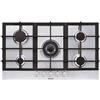 Glem Gas GT955HIX piano cottura Acciaio inossidabile Da incasso 90 cm 5 Fornello(i)
