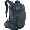 Evoc LINE PRO 30 Touring Backpack (protezione LITESHIELD PLUS, abbraccio del corpo, supporto per sci, supporto per snowboard, tasca per bottiglia d'acqua, tasca per valanghe), blu denim