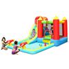 HAPPY HOP 9247 Jump & Splash Double Blaster - Gonfiabile acquatico 400x300x220 cm
