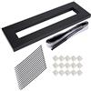 Joyzan Pedal Board, Pedaliera Effetti Chitarra Elettrica in Lega Super Leggera Set Scheda Pedali Effetto Pedalboard Strumenti Accessori con Nastro Gancio e Passante Gommure per Lettori Musicali(S)