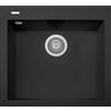 Plados Lavello Cucina 1 Vasca da Incasso Larghezza 56 cm materiale microUltragranit colore Nero Matt UG 70 - ON5610 One