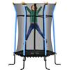 DecHome Tappeto Elastico per Bambini Ingresso a Cerniera Azzurro 2BUJ747