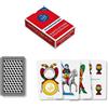 CARTE DA GIOCO NAPOLETANE 36 MASENGHINI 100% PLASTICA MADE IN ITALY