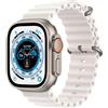 Apple Watch Ultra (GPS + Cellulare) A2622 A2684 A2859 Colori Titanio Naturale Condizioni Buono Millimetri 49 Cinturino Ocean Bianco