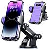VANMASS Porta Cellulare Auto【Protezione di Qualità Militare】,【Brevetti e Certificati di Sicurezza】Universale Cruscotto Parabrezza Ventosa Bocchetta Supporto Telefono para iPhone 16 15 Pro Max Samsung