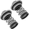 VGOL 2 Set Raccordi A Vite Di Scarico dell'olio Motore Per Moto Compatibile con GY6 50cc-150cc ATV Go Kart Ciclomotore Set Di Tappi Di Scarico dell'olio Per Scooter Moto