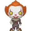 Funko Pop! Movies: IT: Chapter 1-10 Pennywise with Boat Figura in Vinile da Collezione Giocattoli per Bambini e Adulti Movies Fans - 40593