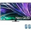 Samsung TV Neo QLED 4K 65" QE65QN85DBTXZT Smart TV Wi-Fi Carbon Silver 2024, Processore NQ4 AI GEN2, Tecnologia Quantum Matrix, Simple Chamfer Design, Dolby Atmos