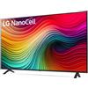 LG NanoCell 55'' Serie NANO82 55NANO82T6B, TV 4K, 3 HDMI, SMART TV 2024