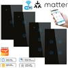 Tuya Interruttore per Luci Touch Nero Smart Matter WiFi Serie NovaTech