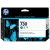 Hp Cartuccia originale Hp P2V62A 730 CIANO 130 ml per Stampanti: Hp DESIGNJET T1600, Hp DESIGNJET T1700, Hp DESIGNJET T1700DR, Hp DESIGNJET T1700PS, Hp DESIGNJET T2600