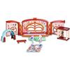 Bluey - School Playset, Collegio Serie di Cartoni Animati Bambini, 2 Figure Chloe, playset trasformabile 9 Pezzi Accessori e Pagatine Decorative, 3 anni, Famosa (BLY40010)