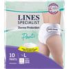 Lines Specialist Derma Protection Pants Maxi Taglia L 10 Pannoloni