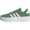adidas VL Court Bold Shoes, Scarpe Donna, Ftwr White/Core Black/Wonder Beige, 41 1/3 EU