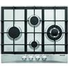 Glem Gas Piano cottura gas incasso 4 Fuochi Larghezza 60 cm Acciaio Inox GT645IX