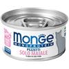 Monge Monoprotein Pezzetti Solo Maiale 80 g - Alimento Completo per Gatti