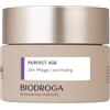 Biodroga Cura della pelle rassodante anti invecchiamento 24 ore ricca, 50 ml, crema idratante Skincare, antirughe, vegan Perfect Age Bioscience Institut