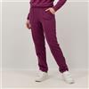Denim & Co. Denim & Co Pantaloni lunghi in felpa di cotone con cucitura frontale