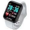 RF Distribution Power Color Smartwatch, Orologio Fitness Uomo Donna, Contapassi, Monitoraggio Frequenza Cardiaca Sonno e Salute, Notifiche Messaggi, Cassa Nera Con Cinturino Nero E Cinturino Bianco Aggiuntivo