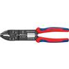 KNIPEX Pinza per capicorda verniciata nera con impugnature multicomponente 240 mm, 97 32 240