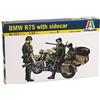 Italeri 0315 - Bmw With Side Car Model Kit Scala 1:35